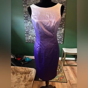 VENUS Dress in Purple Gradient